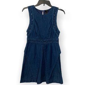 🎉Host Pick🎉 Free People New Romantics Denim Dress Size 4